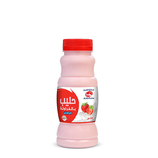 حليب الفراولة 250 مل